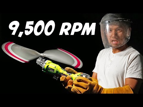 Teaching an Angle Grinder to Fly