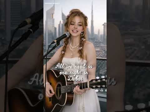 ๐ถ One Night in Dubai โ Arash | AI Singing Avatar Lyrics #shorts ๐โจ