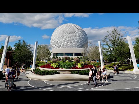 EPCOT 2025 Beautiful Day Walkthrough Tour in 4K | Walt Disney World Orlando Florida October 2025