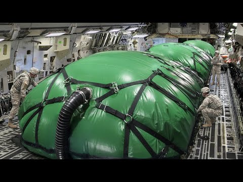 Genius Solution the US Air Force Invented to Transport Tons of Jet Fuel By Air