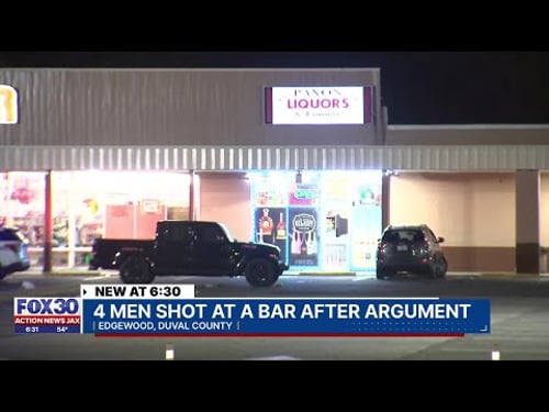 Four people shot overnight at an Edgewood bar, suspect still at large