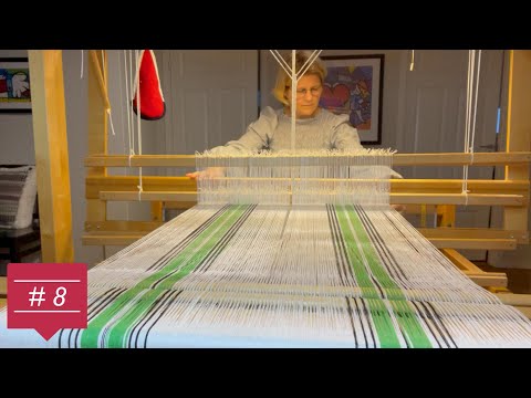 Weben im Webstuhl - Die grundlegenden Momente beim Weben