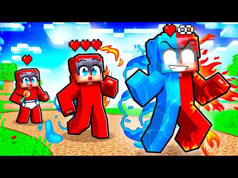 Cash’s BIRTH to ELEMENTAL in Minecraft