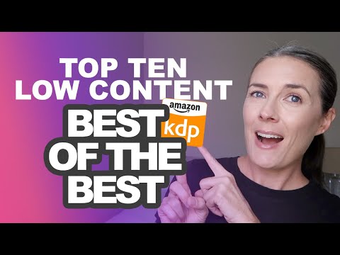 These Are The Top Ten Best Selling Low Content Books Selling On Amazon - Publishing Books On KDP