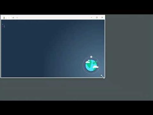 Resizing Windows Terminal