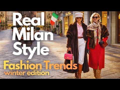 Milan Street Style 2026 | This Is How Italian Women Really Dress in Winter | Luxury Fashion Vlog