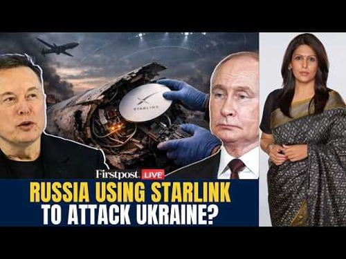 LIVE: Russian Drones Using Starlink? Ukraine's Satellite War Tech Alarm | Vantage with Palki Sharma