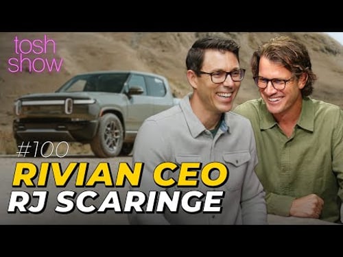 My Rivian Hookup/Founder - RJ Scaringe | Tosh Show