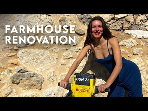 Young Family RESTORING Stone House | ABANDONED Mountain Wilderness