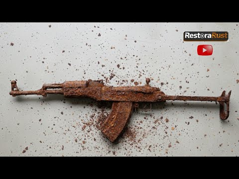 Rusty 8mm Gun RESTORED to Perfection | 8mm old Gun restoration