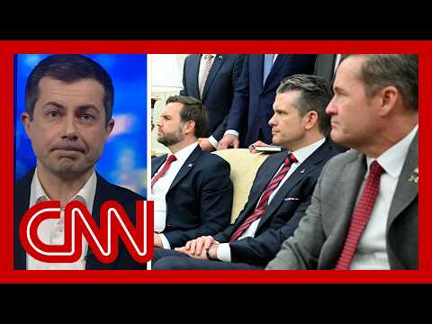 ‘Shocking’: See Buttigieg's reaction to Trump admin.'s group chat scandal