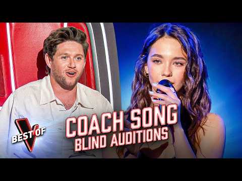 Coaches Surprised by Their OWN SONGS in the Blind Auditions of The Voice