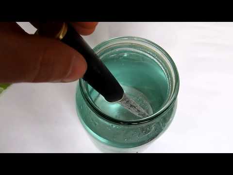 Чернение ножа в лимонке.