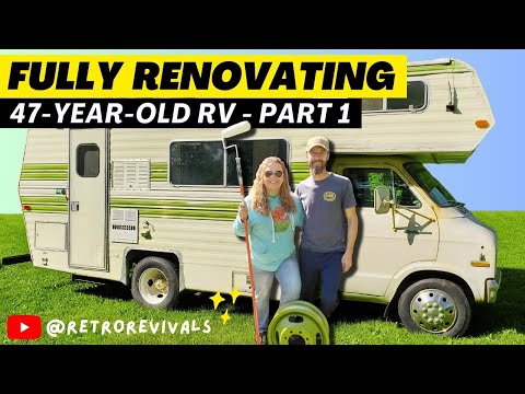 Full Renovation - Vintage Camper RV | Start to Finish - Part 1 (DIY Before & After)