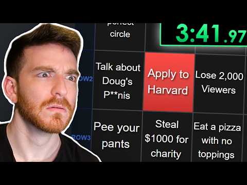 I let Twitch Chat fill a Bingo Board - now we race to beat it.