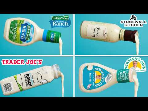 Pro Chefs Blind Taste Test Every Ranch Dressing | The Taste Panel | Epicurious