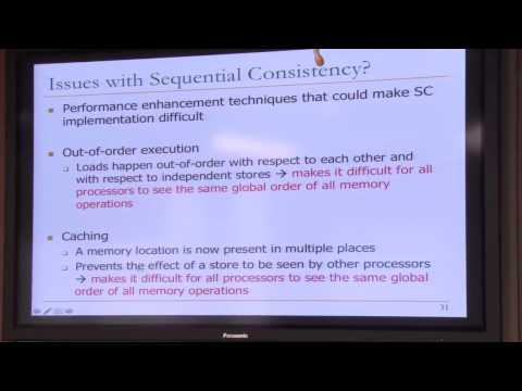 Lecture 28. Memory Consistency and Cache Coherence - Carnegie Mellon - Comp. Arch. 2015 - Onur Mutlu