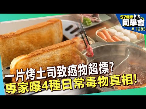 一片烤土司致癌物超標?專家曝4種日常毒物真相!【57健康同學會】|隋安德 許晶晶 江守山 陳柏臣 謝宜芳 洪素卿 Summer