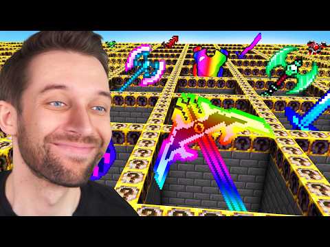 GRABE LÖCHER FÜR OP AXT! Minecraft Lucky Schatz