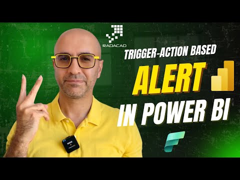 Alerts in Power BI Trigger Based Action for Reports and Dashboards