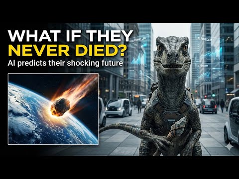 "AI Predicts Their FUTURE If They Never Went Extinct: T-ReX Reborn Part 2" #trex