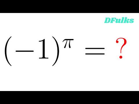 What is (-1)^pi? Use complex numbers to find out
