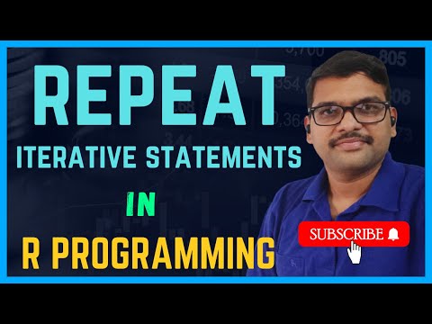 REPEAT - ITERATIVE STATEMENTS IN R - PROGRAMMING || CONTROL STRUCTURES || R - LANGUAGE