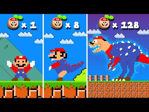 Super Mario Bros., but Mario Can Become Dino Mario