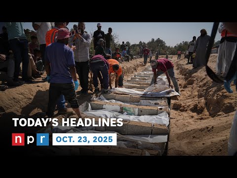 Israel Returns Dozens Of Unidentified Bodies To Gaza | NPR News Now