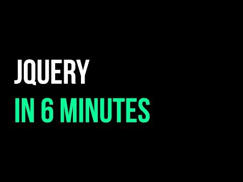 Learn jQuery in 6 minutes | How to Use a JavaScript Library | Code in 5
