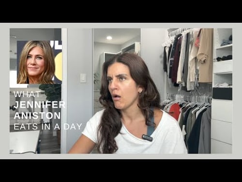 WHAT JENNIFER ANISTON EATS IN A DAY 👀