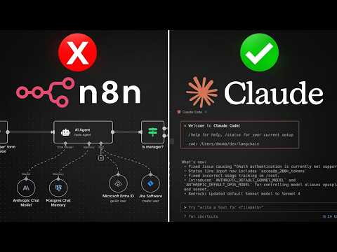 DON'T Build n8n workflows, build Agentic Workflows! (Claude Code)