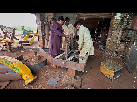 Most Popular Working Video .Today we completed the first part of a ground harvesting machine .