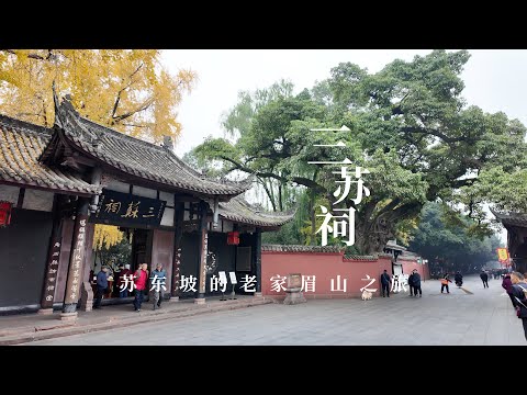 苏东坡的老家,四川眉山之旅,三苏祠、江口东汉崖墓群、张献忠千船沉银遗址,两天游玩全记录。
