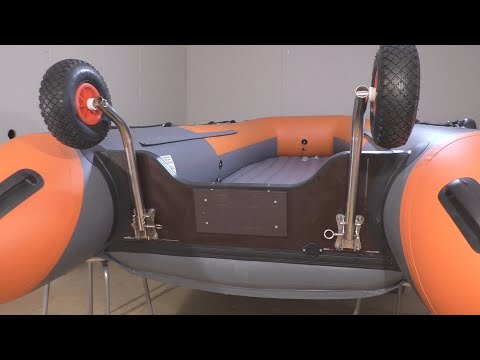 Как установить транцевые колеса на лодку ПВХ своими руками?