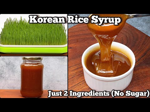 Homemade Korean Rice Syrup| How to Make Malt/Maltose Syrup at Home~2 Ingredients
