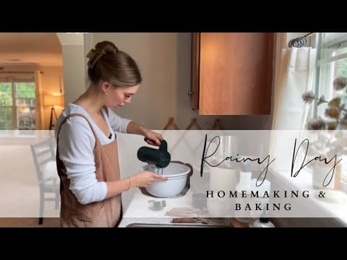 Cozy Rainy Day Homemaking | Gluten-Free Scones & Thrifted Finds
