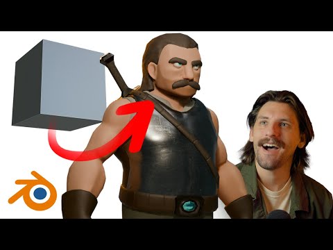 How I made a Video Game Character in Blender