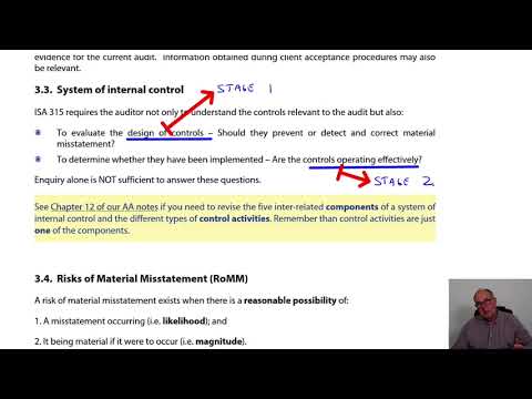 Audit planning ACCA AAA lecture