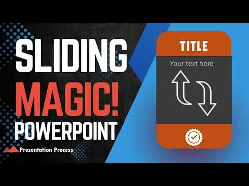 PowerPoint Infographic With Stunning Sliding Animation Effect