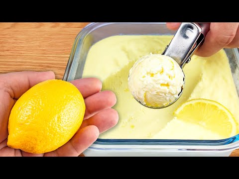 😊This Lemon Ice Cream Has Become A Real Hit! The Easiest No-Fuss Recipe Ever!