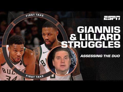 The Giannis-Damian Lillard duo 'HAS NOT GONE GREAT!' - Brian Windhorst on the new Bucks | First Take