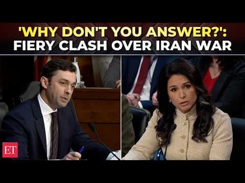 ‘Listen to me first!’: Gabbard vs Ossoff erupts in heated Iran war clash at Senate hearing
