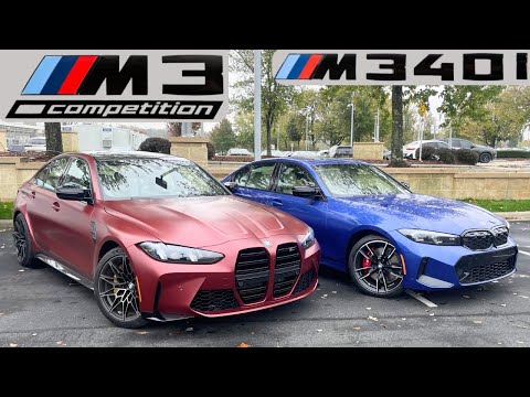 The 2025 BMW M3 Competition vs M340i - Which ONE Reigns Supreme?