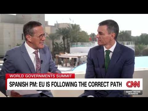 Spanish Prime Minister Pedro Sánchez on Europe's rearmament