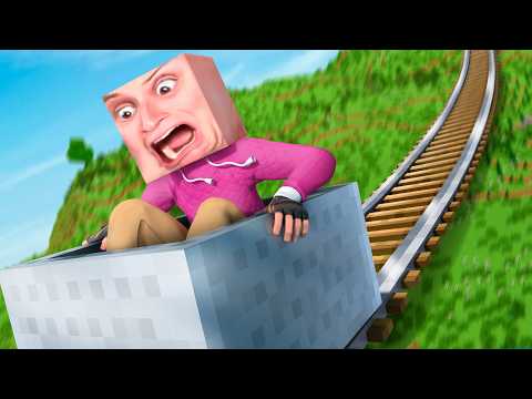 Ich habe eine ECHTE ACHTERBAHN mit Minecraft MODS gebaut