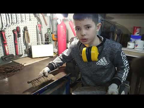 Простой способ изготовления стального ёршика