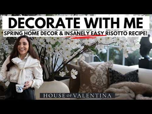 Decorating the house for Spring And there are BUNNIES at the House of Valentina!