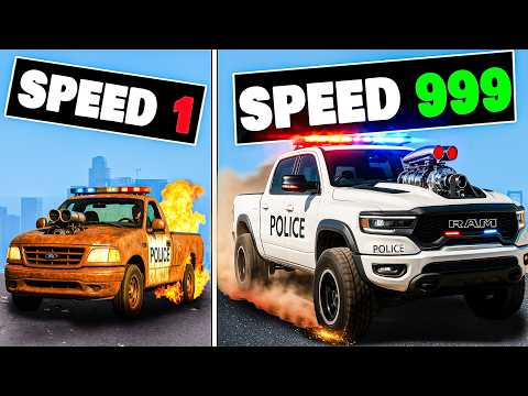 Upgrading from Slowest to Fastest Police Truck in GTA 5