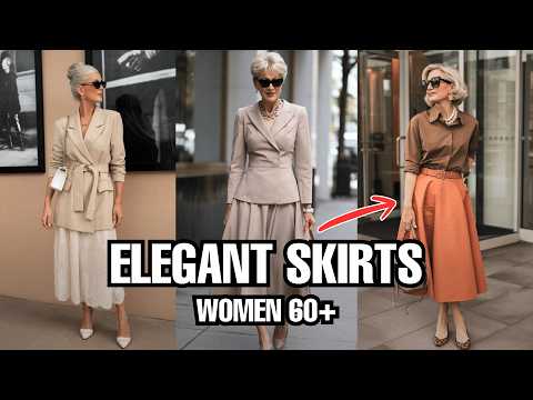 Wear these 10 skirts — to INSTANTLY look more elegant! Elegance over 60
